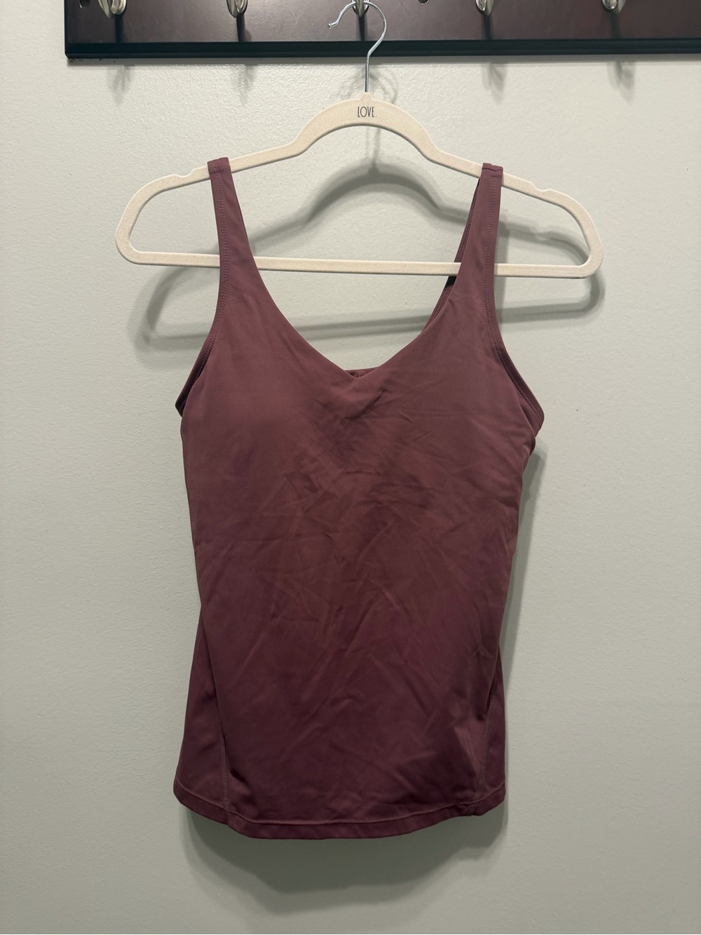 Women's V-Neck Tank Top in Mauve